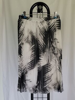 Worthington Skirt, 16, Gray/White